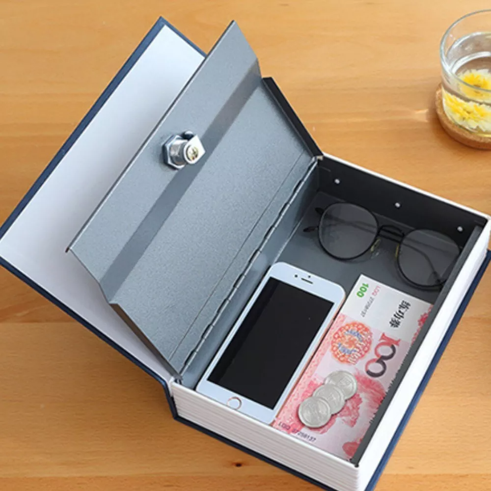 Libro Caja Fuerte Camuflaje Clave Combinación