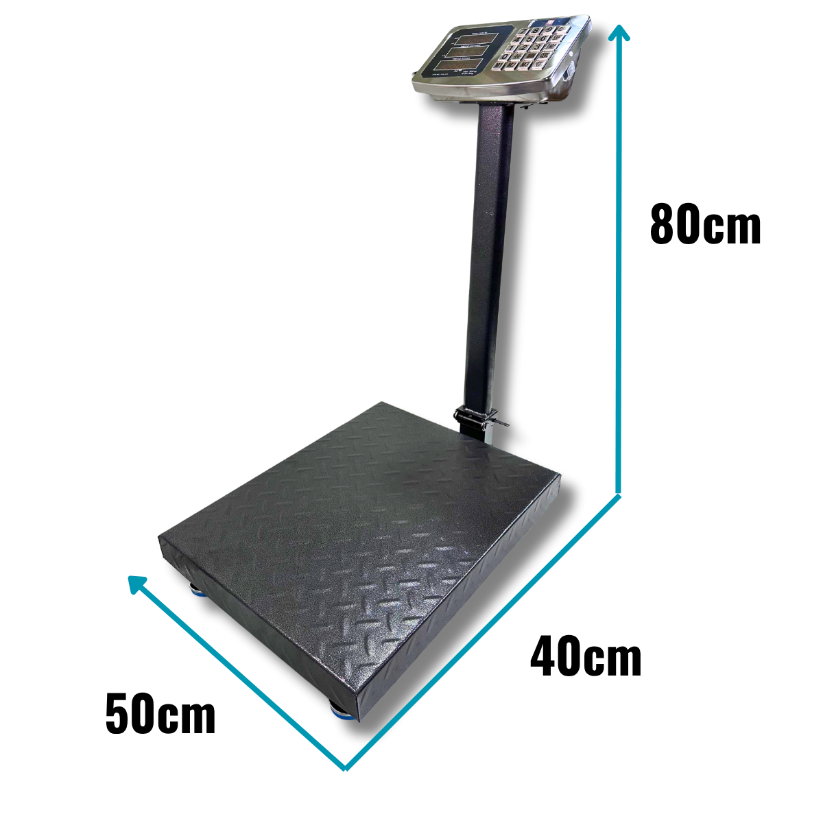 Bascula Plataforma 300kg Brazo Plegable Y Recargable