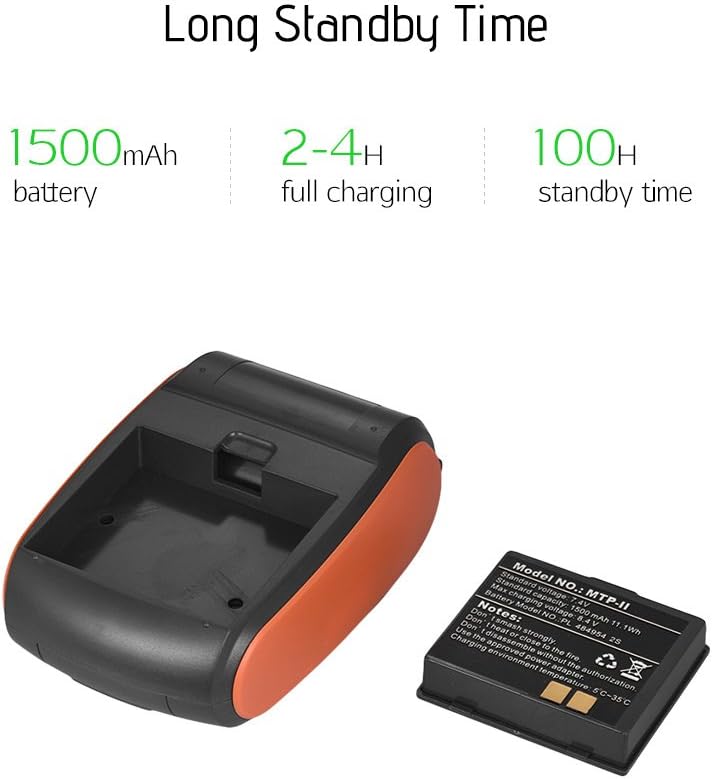 Impresora Portátil de Recibos PT-210 con Bluetooth