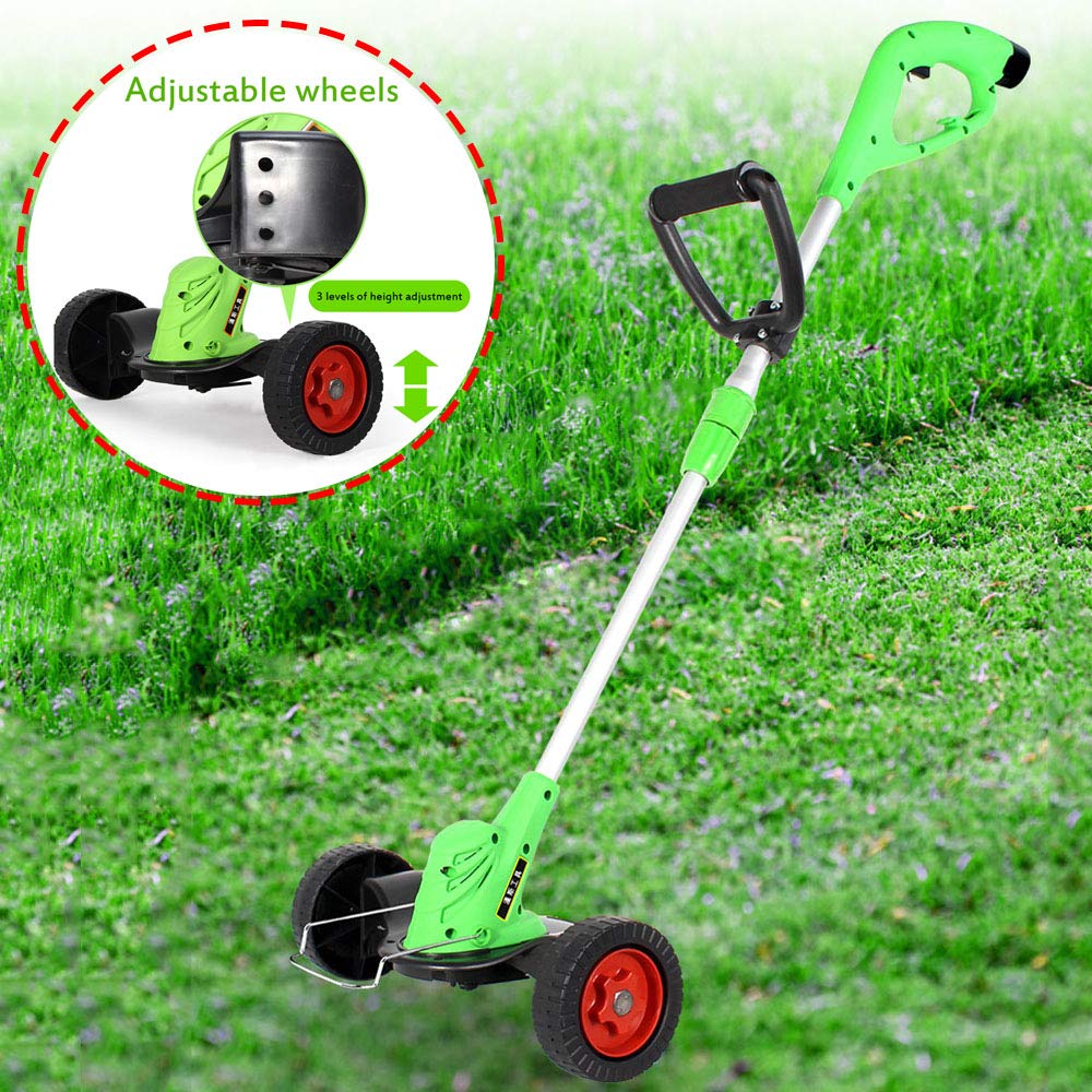 Guadaña Eléctrica Multifunción 800W con 2 Baterías 48V | Kit Completo 8 Accesorios + Ruedas | Corta Césped y Arbustos