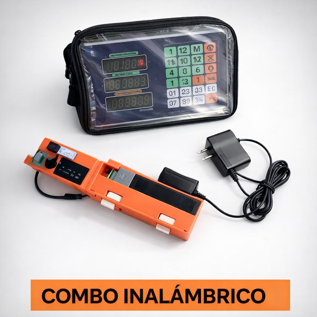 Kit Repuesto Inalámbrico para Básculas – Indicador + Módulo + Accesorios