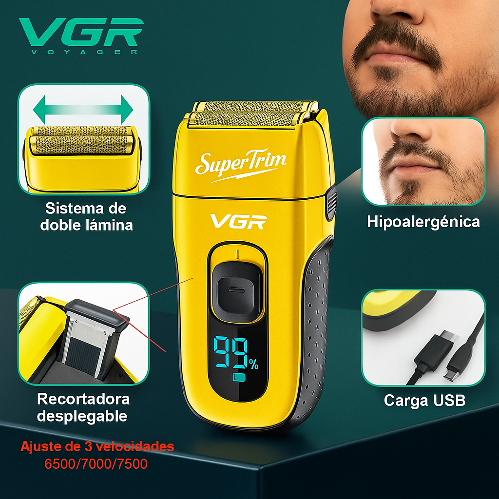 Afeitadora Shaver Profesional 2 en 1 – Rasuradora