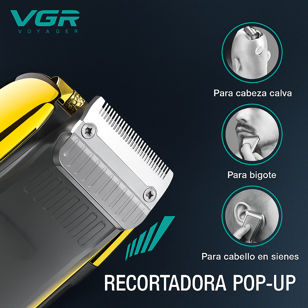 Afeitadora Shaver Profesional 2 en 1 – Rasuradora