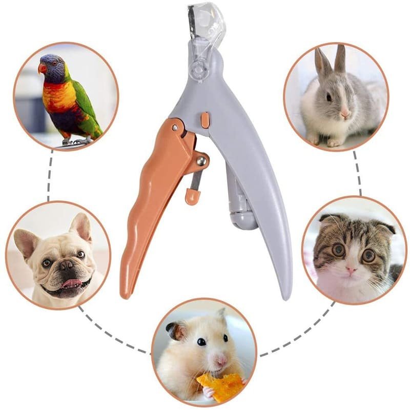Cortaúñas de Precisión con Luz LED para Mascotas
