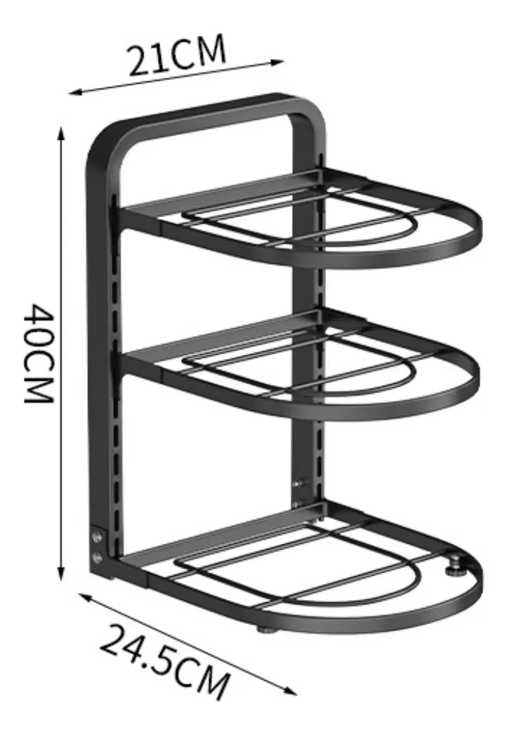 Organizador Ajustable de Ollas y Sartenes
