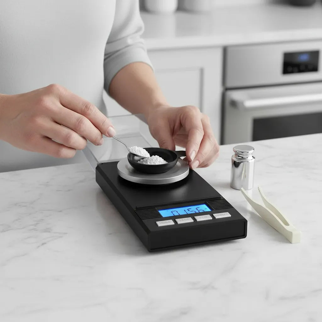 Gramera Profesional para Oro, Joyería y Laboratorio - Balanza Digital de Precisión 0.001g (50g)