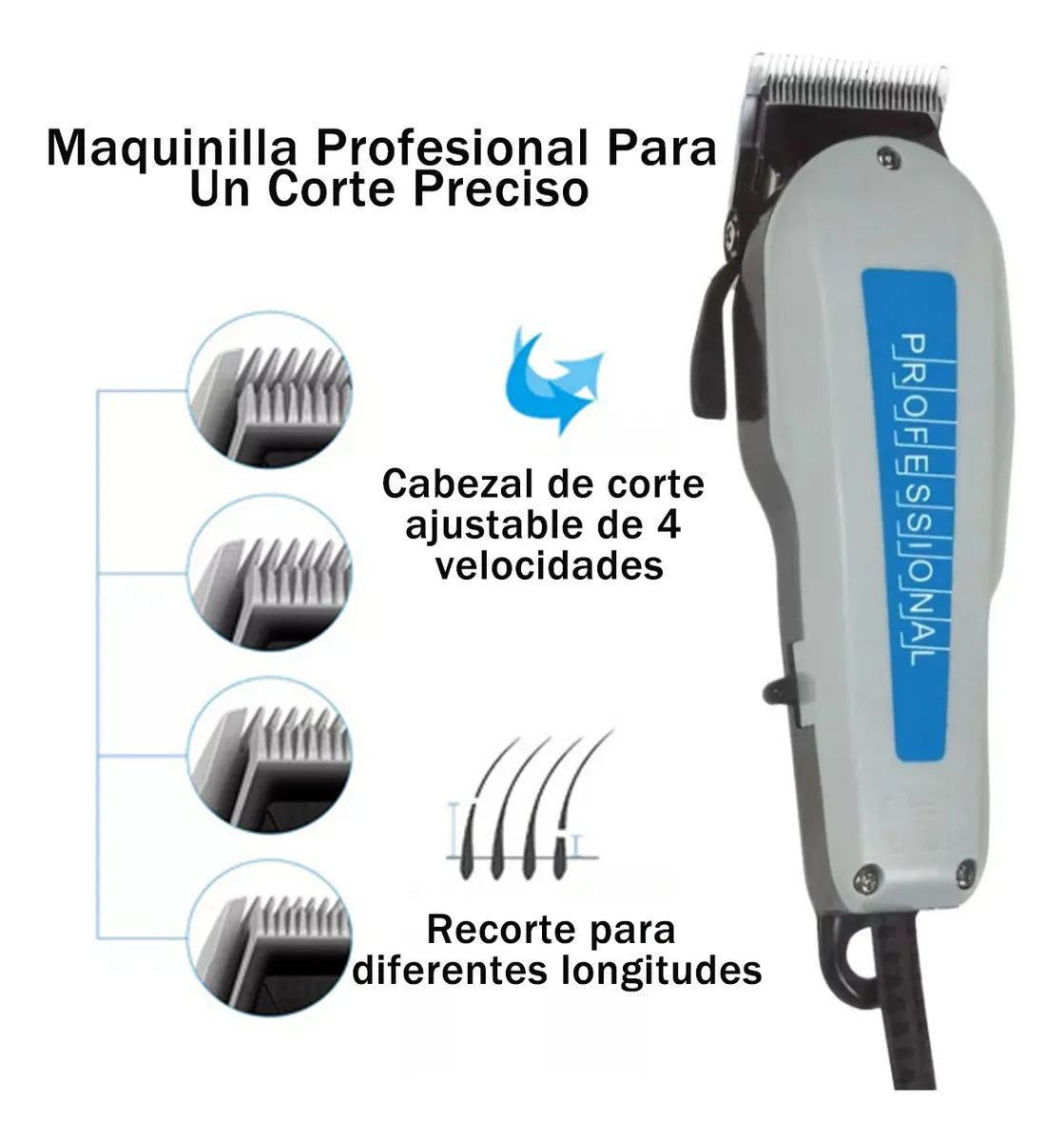 Máquina Cortapelo Doméstica Práctica y Económica