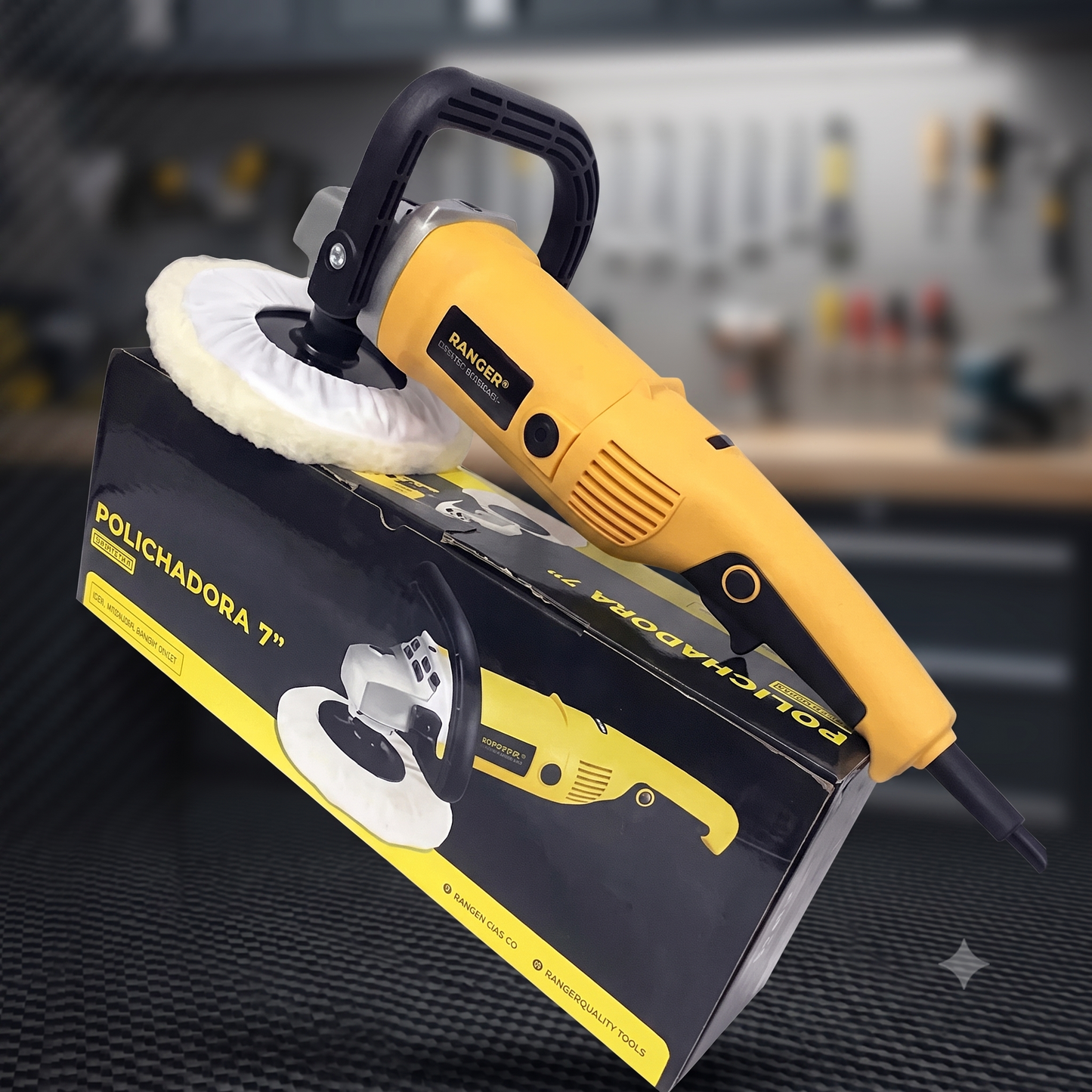 Polichadora Eléctrica 2400W – Detailing Profesional para tu Taller o Lavadero