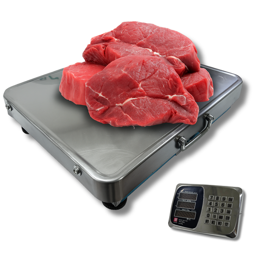 Balanza Bascula Inalambrica 400kg En Acero Recargable