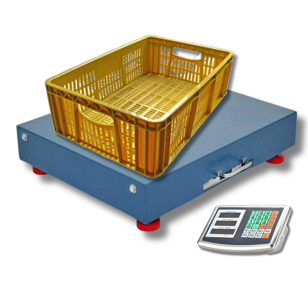 Bascula Electrónica 300kg Balanza Recargable Inalámbrica