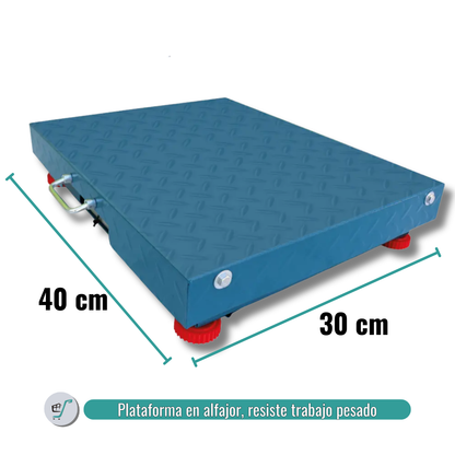 Báscula Inalámbrica 200kg En Alfajor Recargable