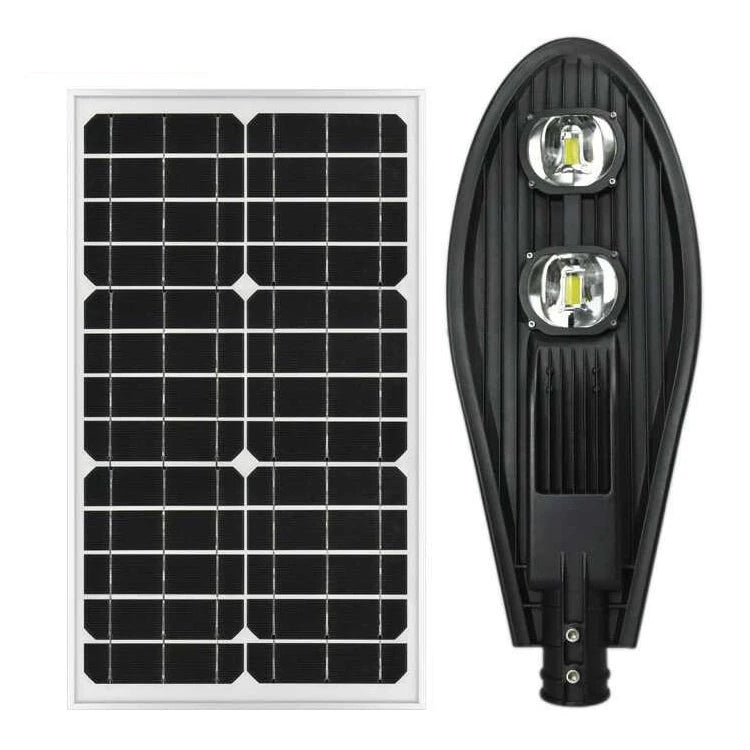 Lampara Led Solar Para Exterior De 80w Panel Sensor De Luz