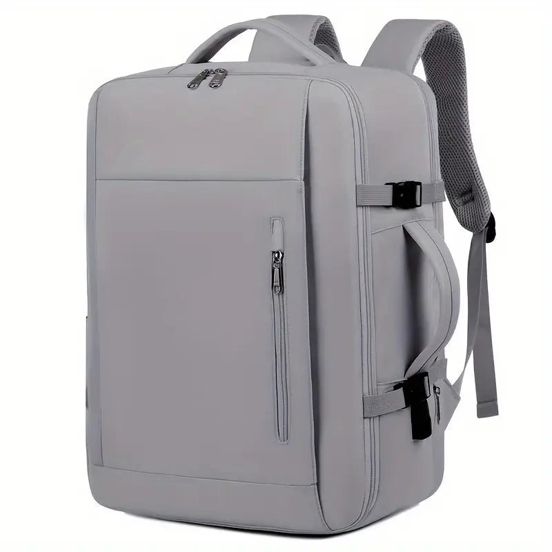 Mochila Impermeable 35L con Puerto USB y Bolsillo Antirrobo