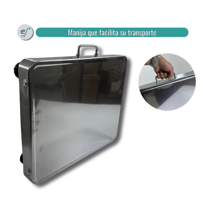 Balanza Bascula Inalambrica 400kg En Acero Recargable