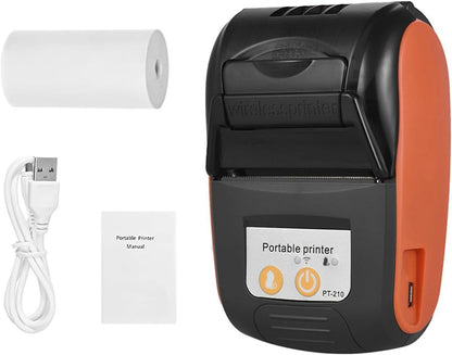 Impresora Portátil de Recibos PT-210 con Bluetooth + Estuche