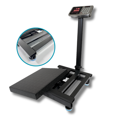 Bascula Plataforma 300kg Brazo Plegable Y Recargable