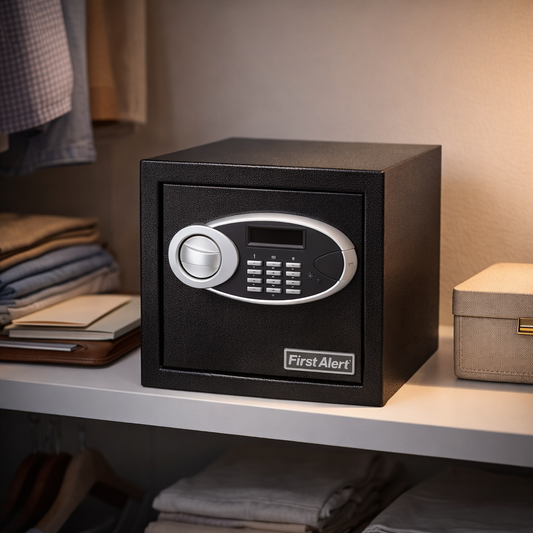 Caja Fuerte Digital Compacta 20x20x31 cm – Seguridad Electrónica para Hogar u Oficina