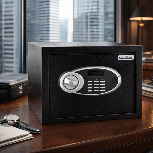 Caja Fuerte Electrónica Digital 35x25x25cm – Seguridad con Clave para Dinero y Objetos de Valor