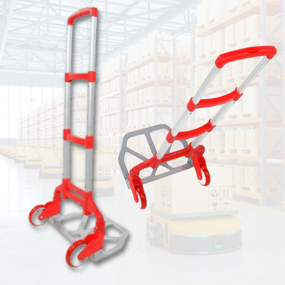 Carretilla Zorra Plegable 80kg con Pulpo – Transporte Fácil y Liviano