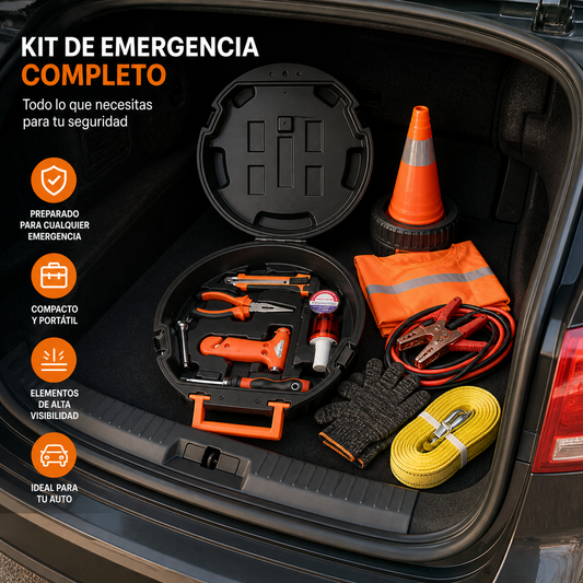 Kit de Carretera de Emergencia – Todo lo que necesitas ante cualquier imprevisto en la vía