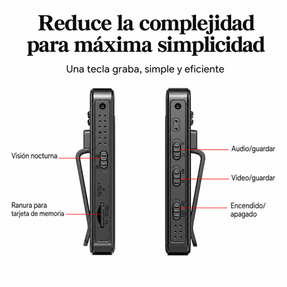 Body Cam Portátil 1080P Full HD – Evidencia Real para Entregas y Cobros