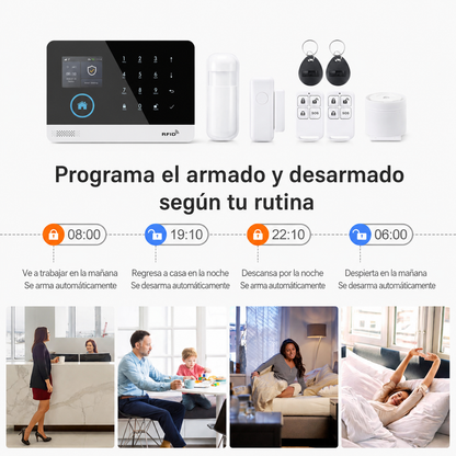 Sistema de Alarma Inalámbrica 353-S — WiFi, GSM 4G y Control por App Tuya