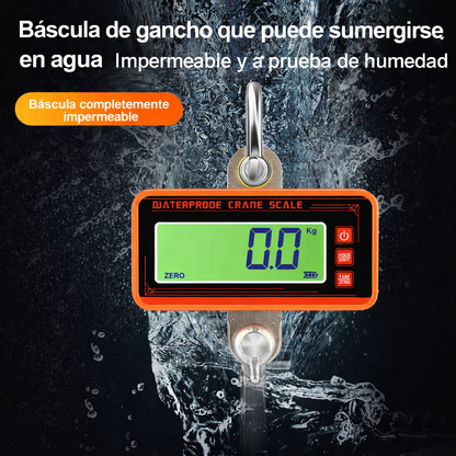 Dinamómetro Digital 1500kg con Control Remoto – Balanza Colgante Industrial de Alta Resistencia