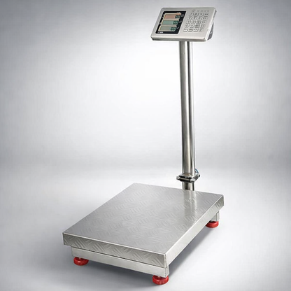 Báscula Digital de Plataforma 200kg Plegable en Acero Inoxidable