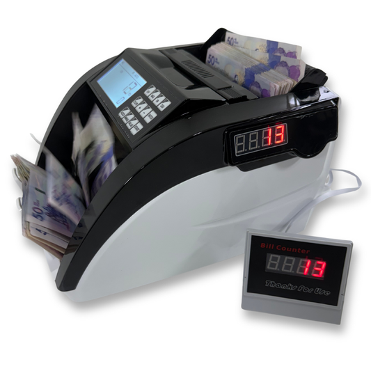 Contadora de Billetes para Negocios – Rápida, Estable y Confiable (No Se Traba + UV/MG + 1.000 Billetes/Min)