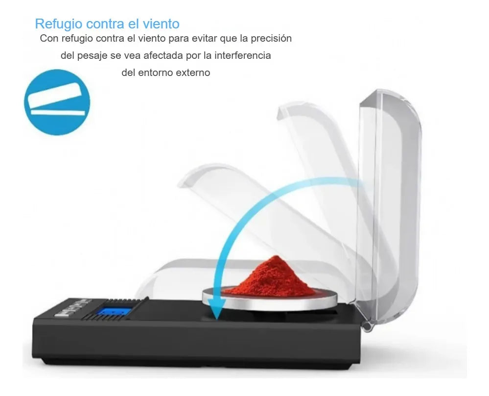 Gramera Profesional para Oro, Joyería y Laboratorio - Balanza Digital de Precisión 0.001g (50g)