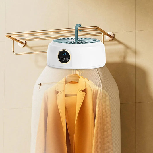 Secadora de Ropa Eléctrica Portátil – Aire Caliente, Plegable y Eficiente