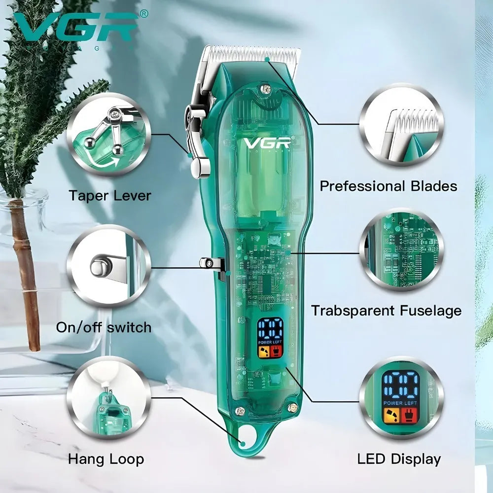 Cortadora de Pelo VGR Profesional V-660 Inalámbrica 110V