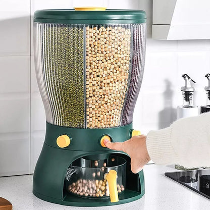 Dispensador Organizador De Granos Y Cereal Rotatorio