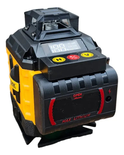 Nivel Láser 16 Líneas 360° Autonivelante | 2 Baterías + Trípode | Control Remoto y Maletín