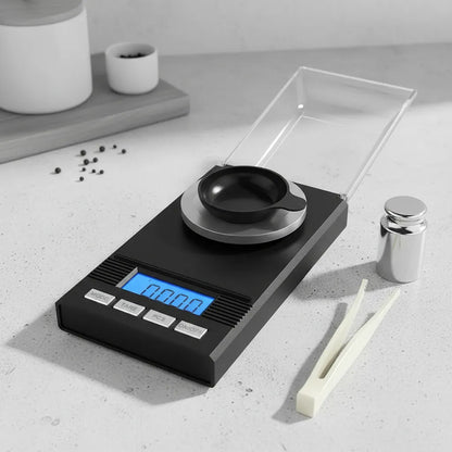 Gramera Profesional para Oro, Joyería y Laboratorio - Balanza Digital de Precisión 0.001g (50g)
