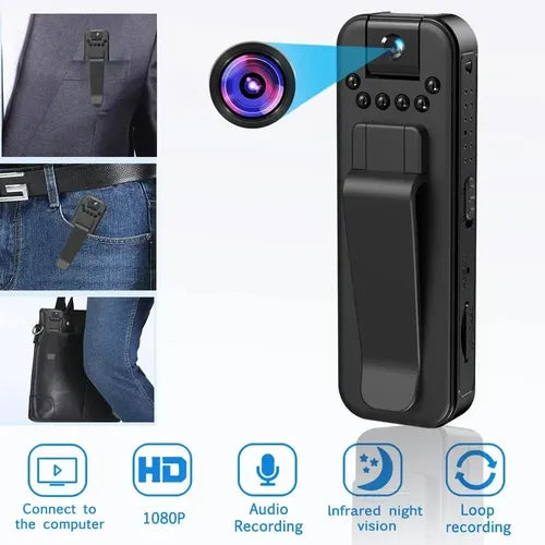 Body Cam Portátil 1080P Full HD – Evidencia Real para Entregas y Cobros