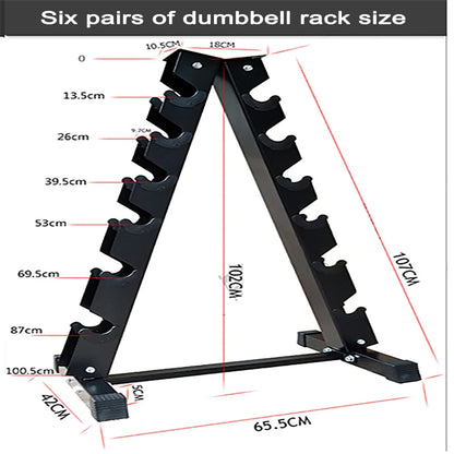 Rack Para Mancuernas x12 Puestos