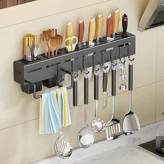 Soporte Organizador de Utensilios de Pared para Cocina