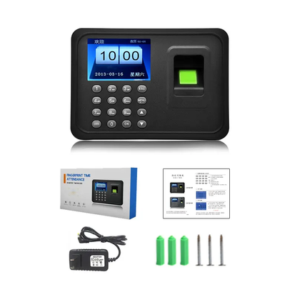 Tablero Biométrico de Huella Digital A7 — Control de Asistencia de Personal