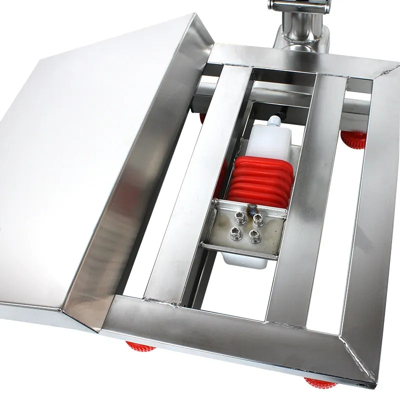 Báscula Digital de Plataforma 200kg Plegable en Acero Inoxidable