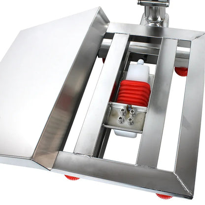 Báscula Digital de Plataforma 200kg Plegable en Acero Inoxidable