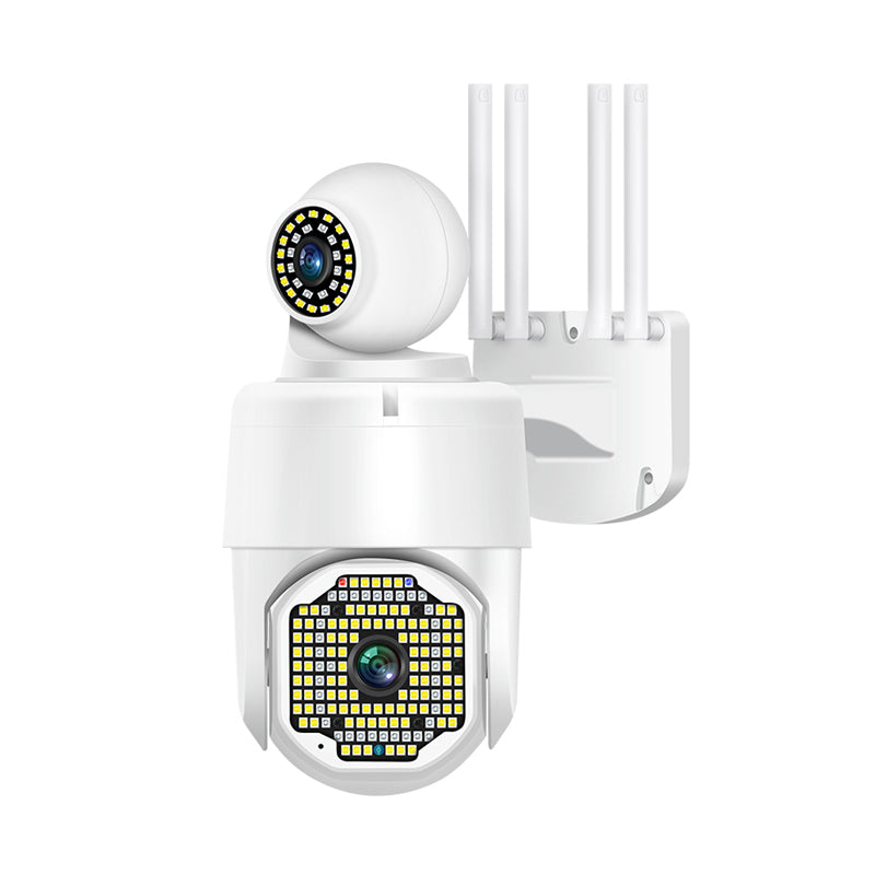 Cámara WiFi 2 en 1 con Giro 360° en Ambos Lentes – Cero Puntos Ciegos