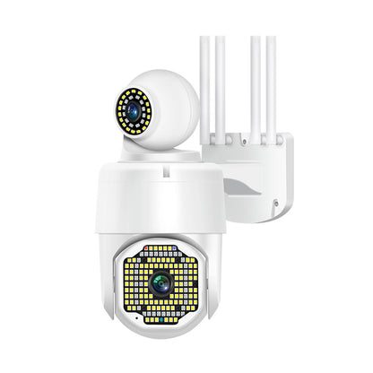 Cámara WiFi 2 en 1 con Giro 360° en Ambos Lentes – Cero Puntos Ciegos