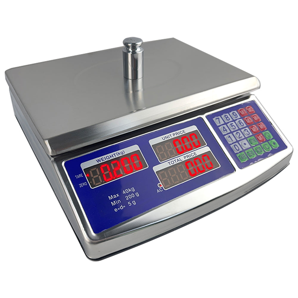 Báscula Electrónica Digital Pesa 40 Kg Pesa En Acero