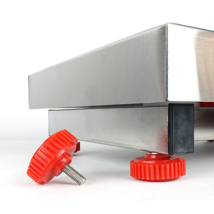 Báscula Digital de Plataforma 200kg Plegable en Acero Inoxidable