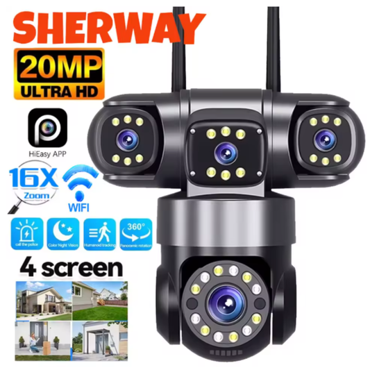 Cámara Exterior 4 Lentes Premium