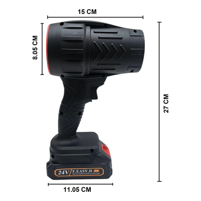 Soplador Inalámbrico Batería 24v Limpieza Y Secado