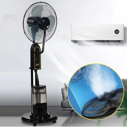 Ventilador 16” Con Aspersión De Agua