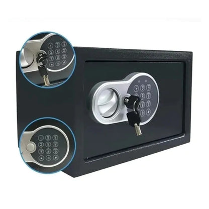 Caja Fuerte Electrónica Reforzada para Negocio y Hogar – 42 cm Ancho con Llave Auxiliar