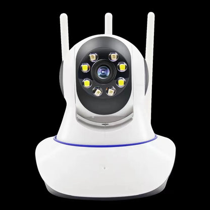 Cámara Bidireccional Wifi 1080p Panorámica 360°  3 Antenas